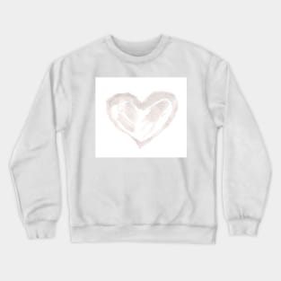 Heart, love. Watercolor, art decoration, sketch. Illustration hand drawn modern painting Crewneck Sweatshirt